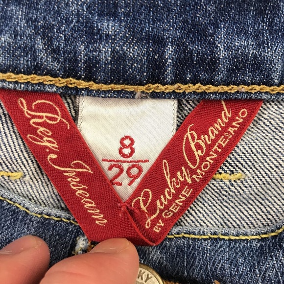 Lucky Brand Womens Boot Cut Jeans Blue 8/29 - Picture 7 of 7